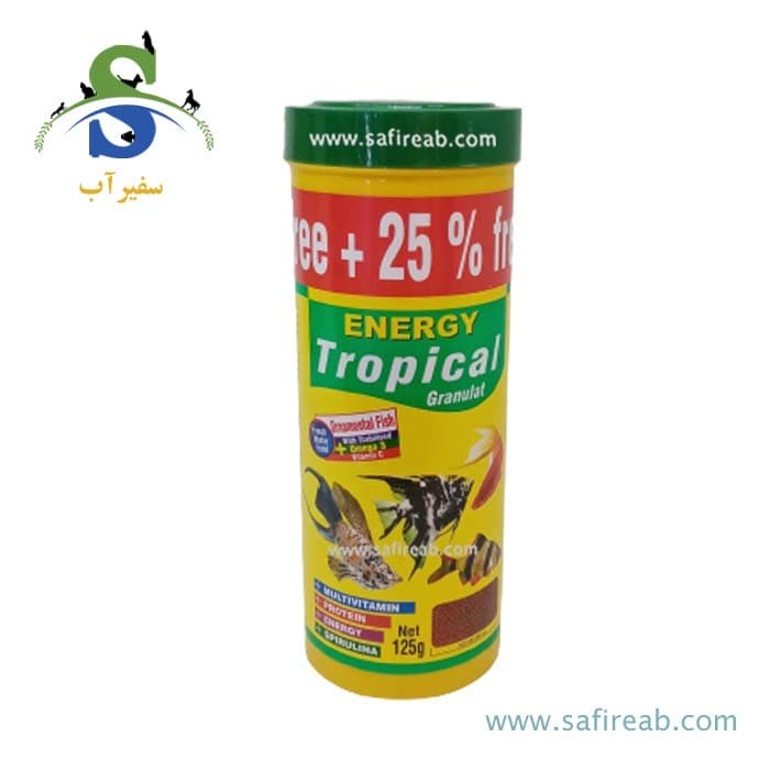 غذا گرانولی تروپیکال با 25 گرم هدیه انرژی