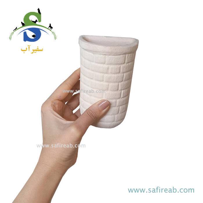 دکور و پناهگاه سفالی آکواریوم طرح لانه کت فیش آجری - Image 2