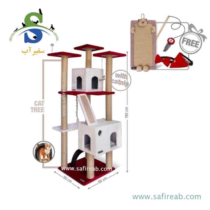 درخت گربه مدل R همراه با هدیه نیناپت - Image 2