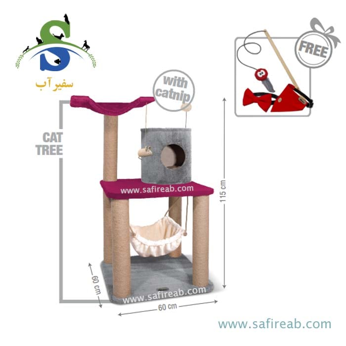 درخت گربه مدل T همراه با هدیه نیناپت - Image 2