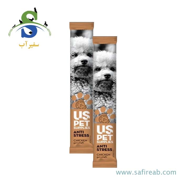 بستنی سگ بالغ مدل آنتی استرس طعم گوشت مرغ یو اس پت - Image 2