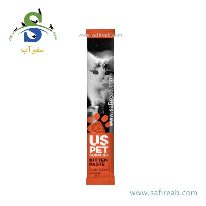 بستنی بچه گربه طعم گوشت مرغ یو اس پت