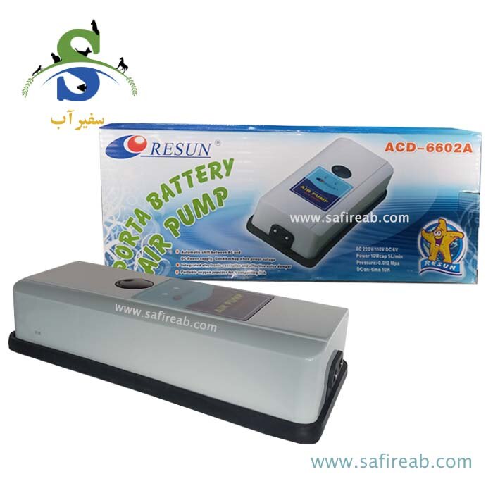 پمپ هوا شارژی دو خروجی ACD-6602A ریزن