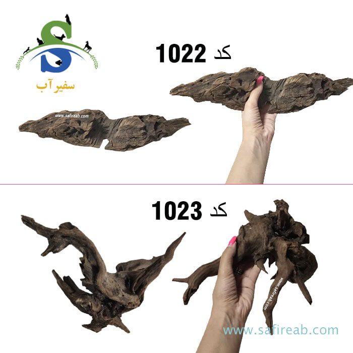چوب تزئینی آکواریوم تنه چوب آبنوس - Image 3