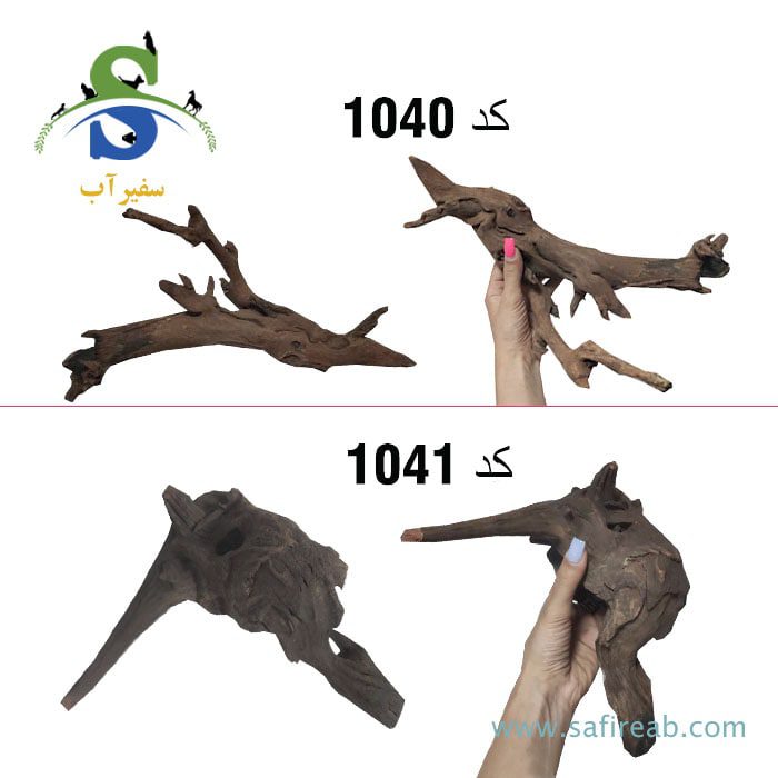 چوب تزئینی آکواریوم تنه چوب آبنوس - Image 12