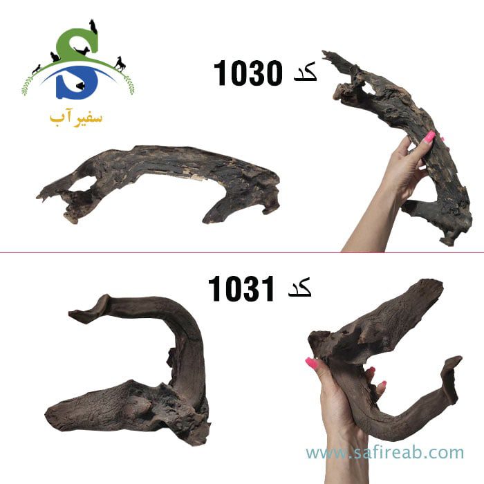 چوب تزئینی آکواریوم تنه چوب آبنوس - Image 7