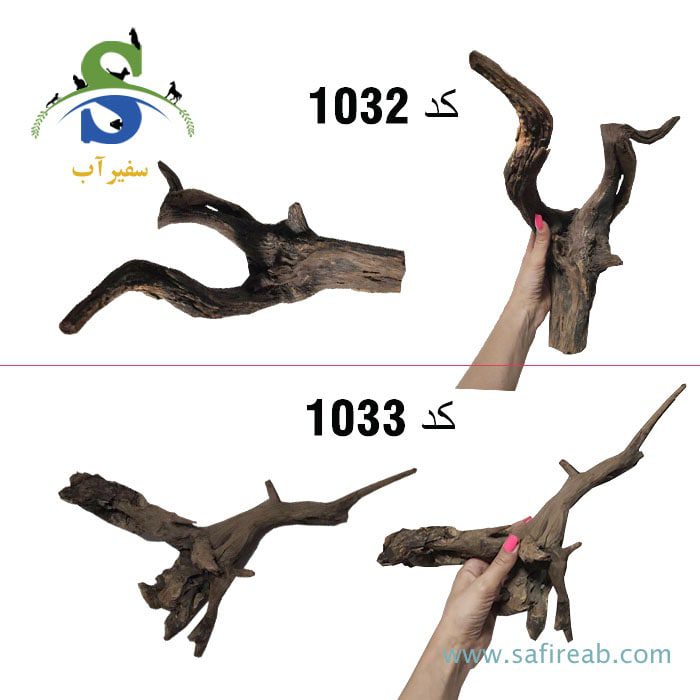 چوب تزئینی آکواریوم تنه چوب آبنوس - Image 8