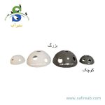 دکوری آکواریم طرح سفال نیم گرد