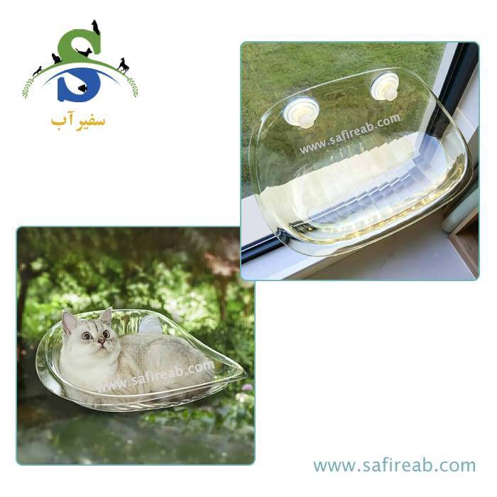 جای خواب گربه قابل نصب به شیشه - Image 2