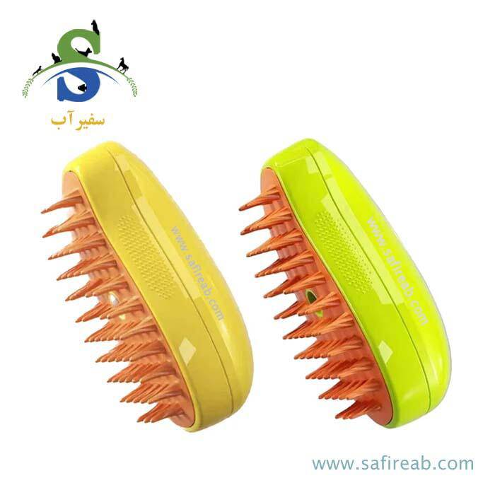 برس سیلیکونی بخاردار شارژی سگ و گربه و جوندگان - Image 3