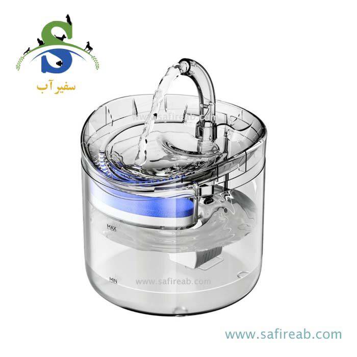 آبخوری اتوماتیک بدنه شفاف شلنگ دار حیوانات خانگی چانگ لیر