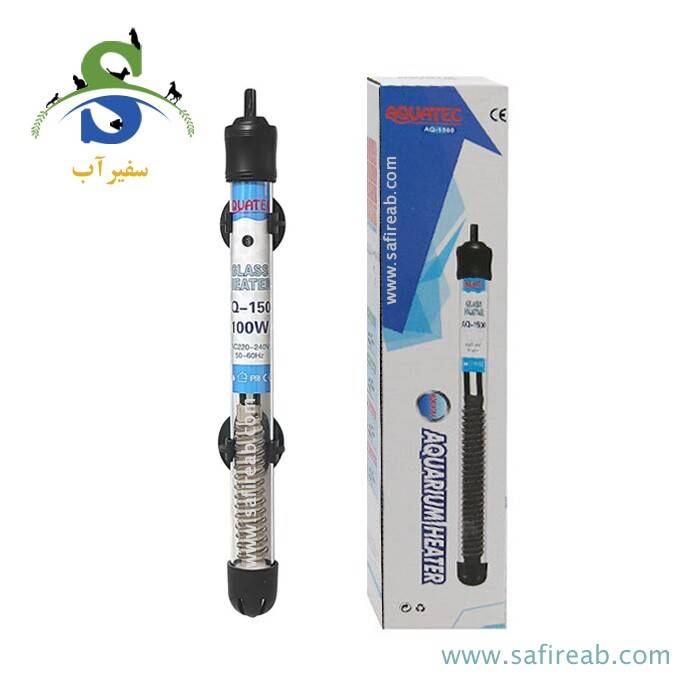 بخاری آکواریوم 100 وات مدل AQ-1500 آکواتک