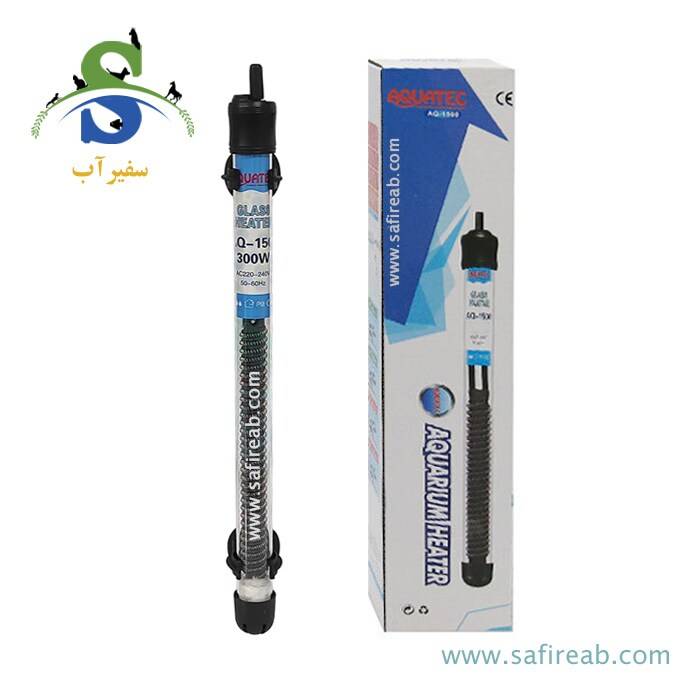 بخاری آکواریوم 300 وات مدل AQ-1500 آکواتک