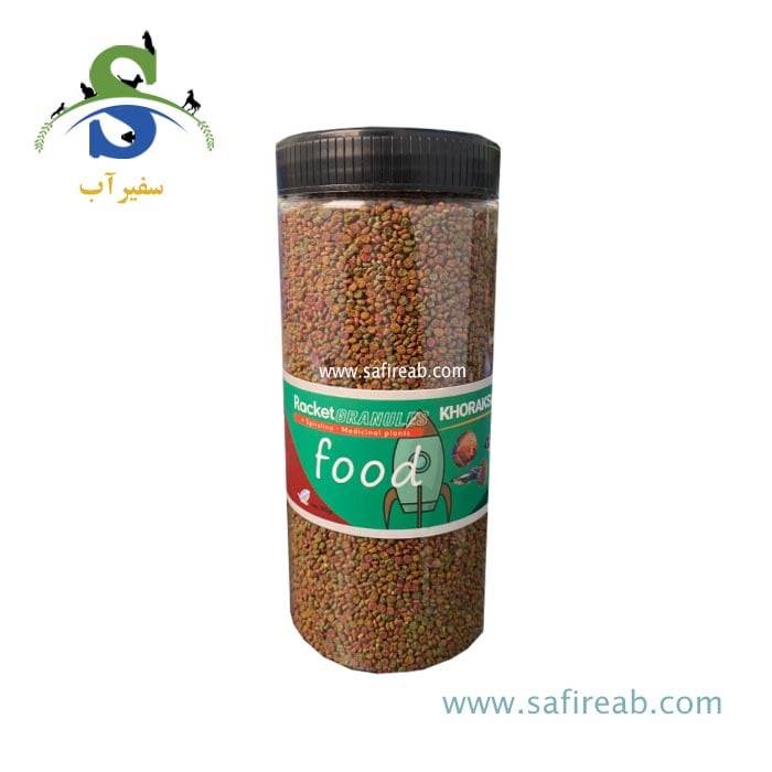 غذای اکسترود سه رنگ سایز 3 خوراک سازان - 100g