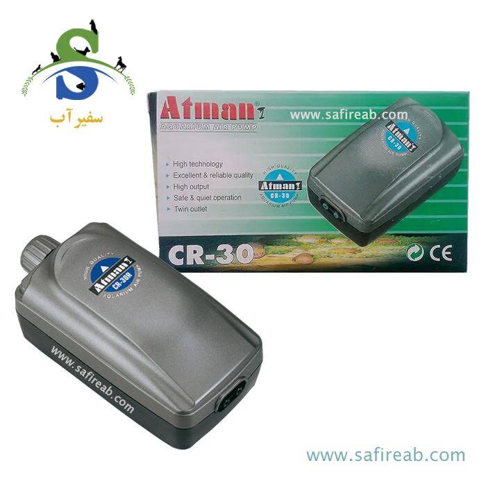 پمپ هوا دو خروجی CR-30R آتمن