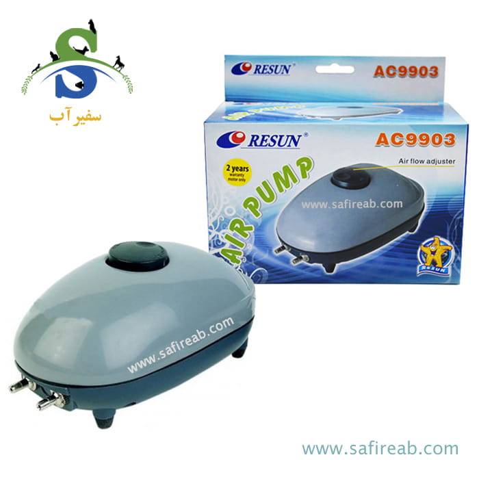 پمپ هوا دو خروجی AC9903 ریزن