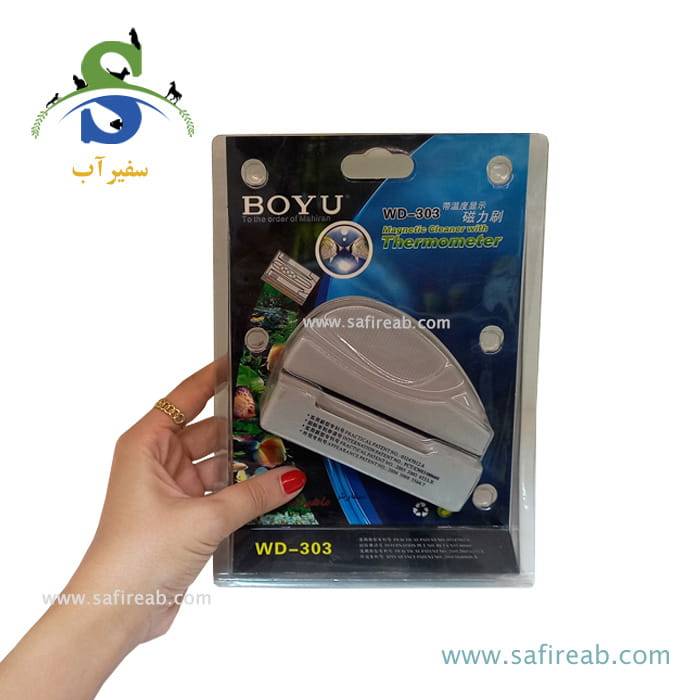 مگنت شیشه پاک کن با دماسنج WD-303 بویو - Image 2