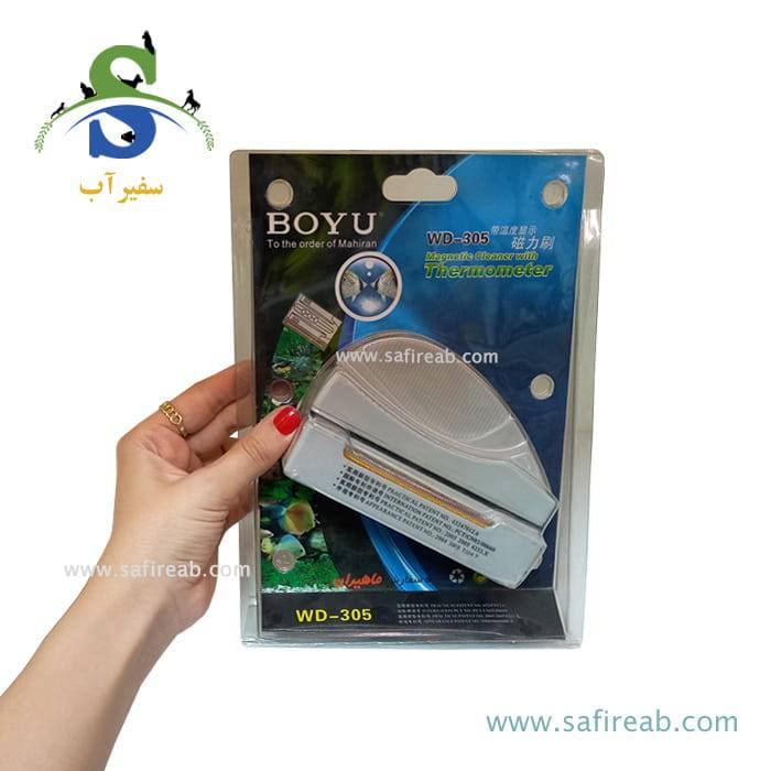 مگنت شیشه پاک کن با دماسنج WD-305 بویو - Image 2