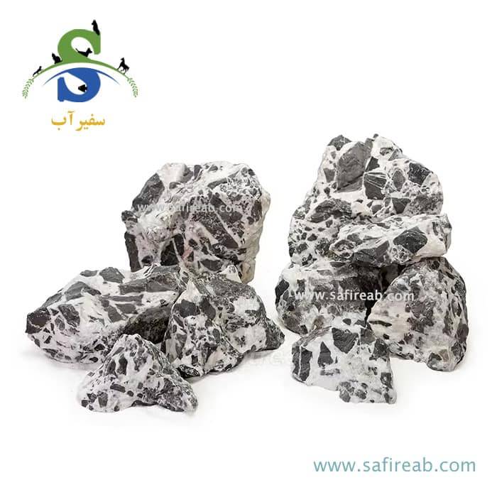 سنگ وارداتی آکواریوم مدل صخره دانه برف