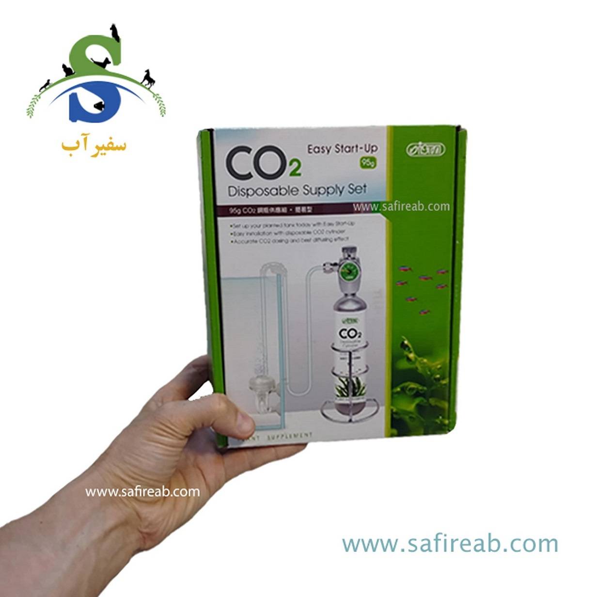 ست CO2 با کپسول یک بار مصرف 95 گرمی ایستا کد I-554 - Image 2