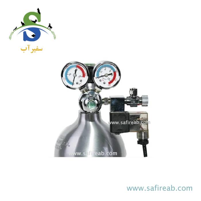 مانومتر و رگلاتور CO2 با شیر برقی مدل I-581 ایستا - Image 2