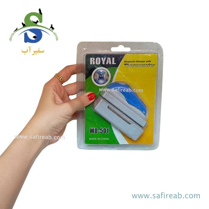 مگنت شیشه پاک کن با دماسنج WD-501 رویال - Image 2