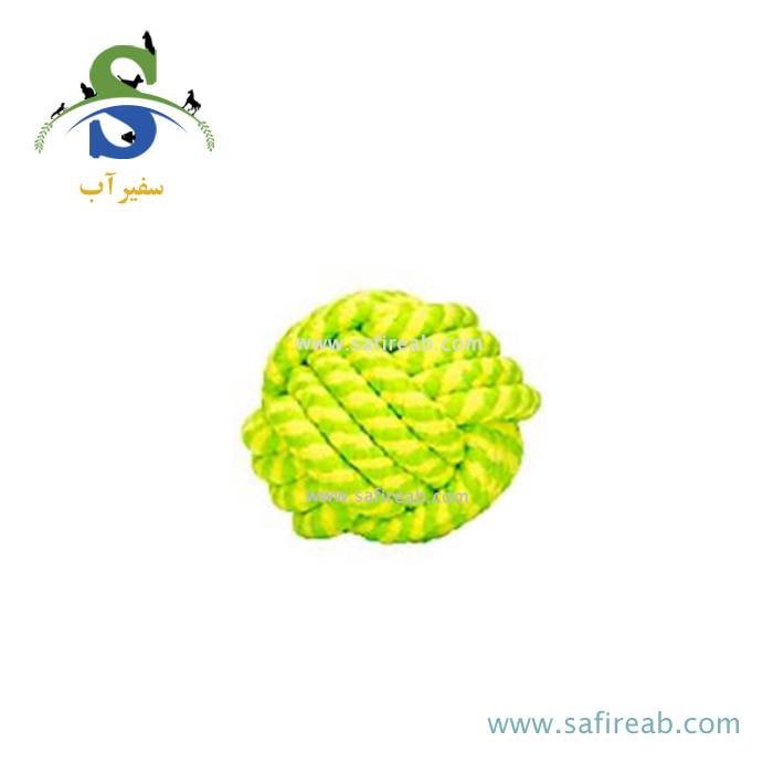 اسباب بازی توپ دست بافت کنفی سگ و گربه - Image 2