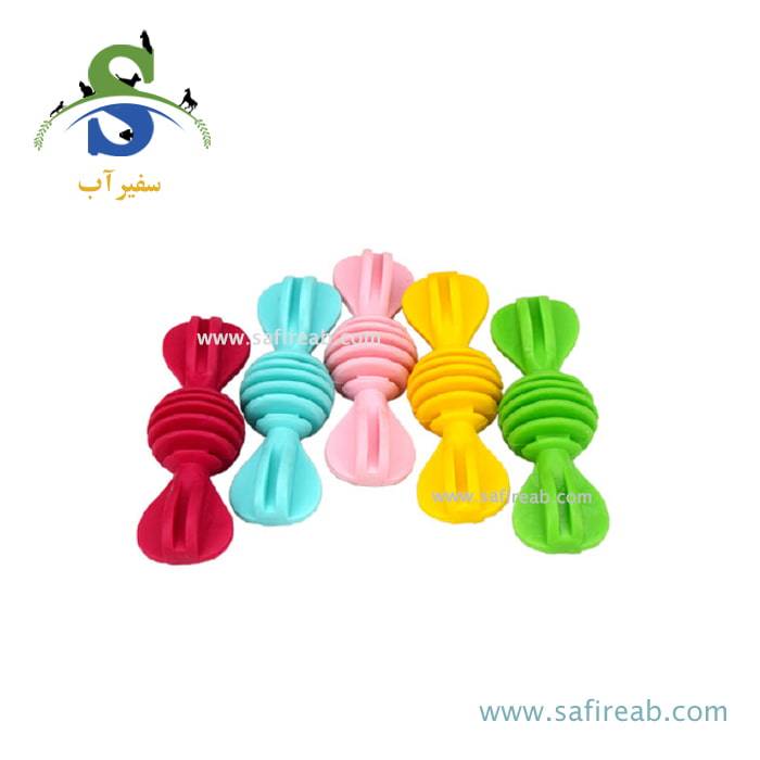 اسباب بازی دندانی طرح استخوان شیاردار پروانه جنس روبر سگ دنیل - Image 2