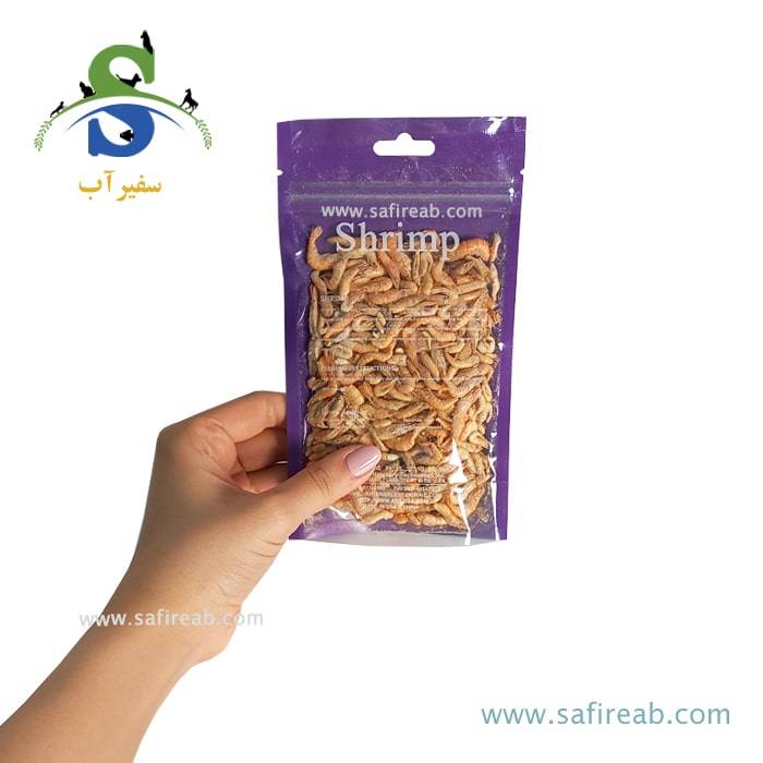 غذای ماهی میگو خشک شده (2 سانتی متر) - Image 2