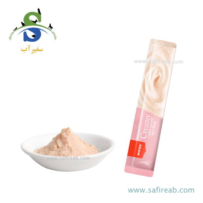 بستنی گربه ونپی با طعم ماهی تن و میگو (5 عددی ، 10 عددی و پک 25 عددی) - Image 2
