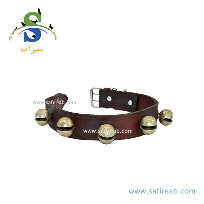 قلاده گردنی سگ طرح چرمی قورچه دار (سایز L) - Image 2