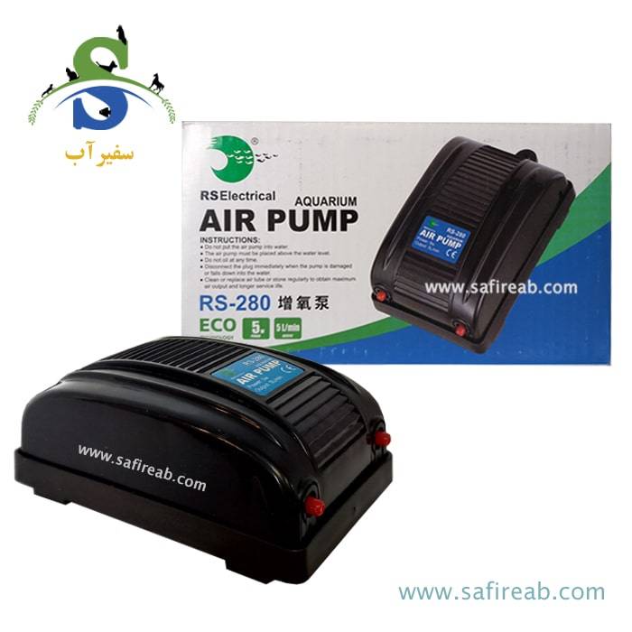 پمپ هوا دو خروجی RS-280 آر اس الکتریکال