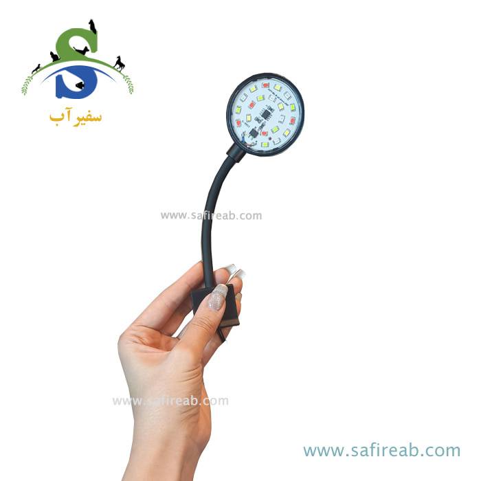 چراغ گیره دار مولتی کالر آکواریوم مدل S-8953 - Image 2