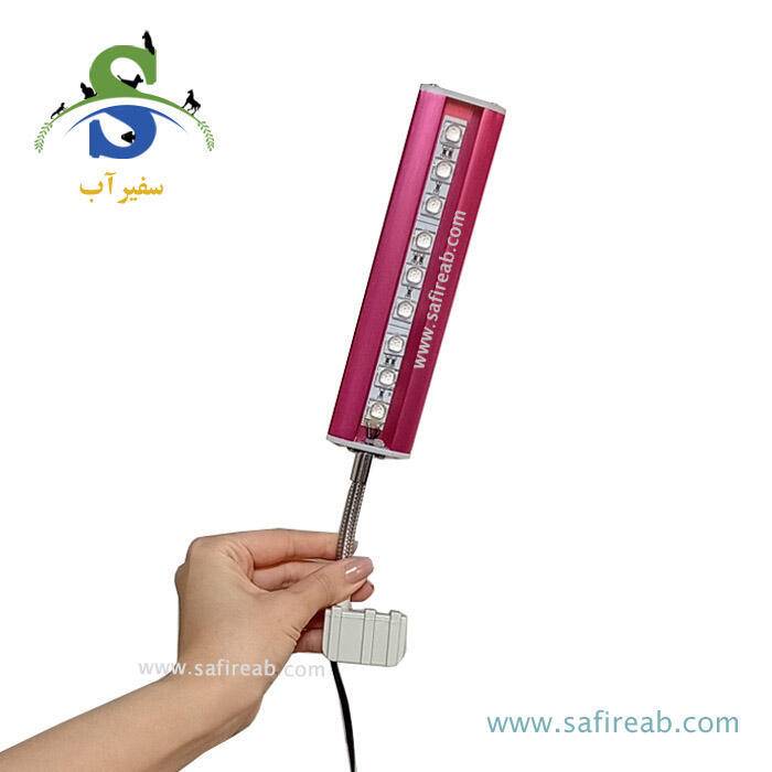 لامپ قاب قرمز گیرهدار با نور قرمز ویژه و طول 17 سانتی متر مدل I-369 ایستا - Image 2