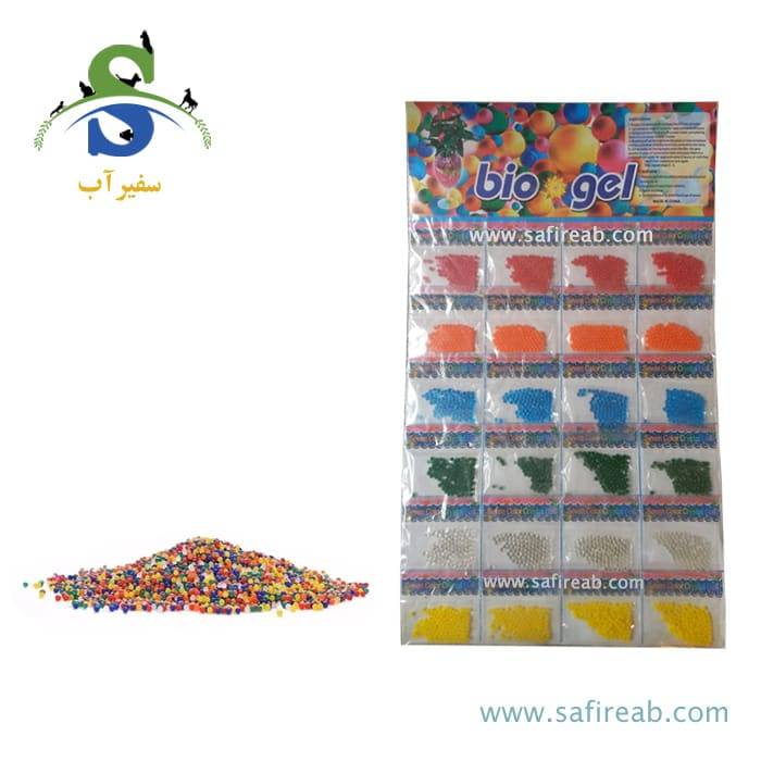 خاک ژله ای تک رنگ کریستال
