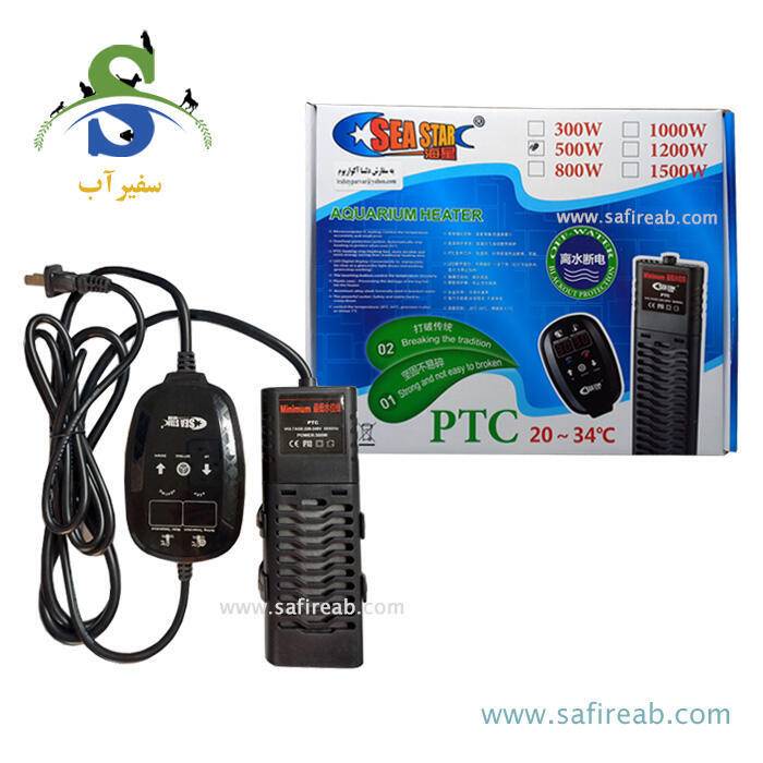 بخاری و گرمکن هوشمند آب آکواریوم سری PTC سی استار