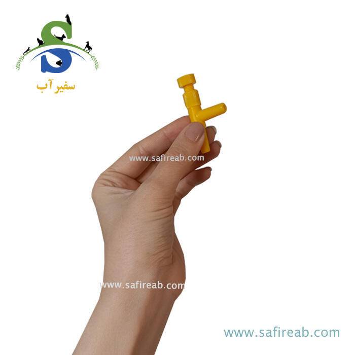 زانویی شیر دار پلاستیکی - Image 3