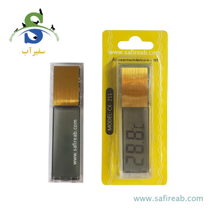 دماسنج دیجیتال شفاف آکواریوم مدل CX-211