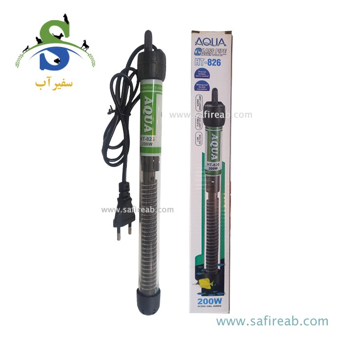 بخاری آکواریوم مدل HT-826 200W آکوا