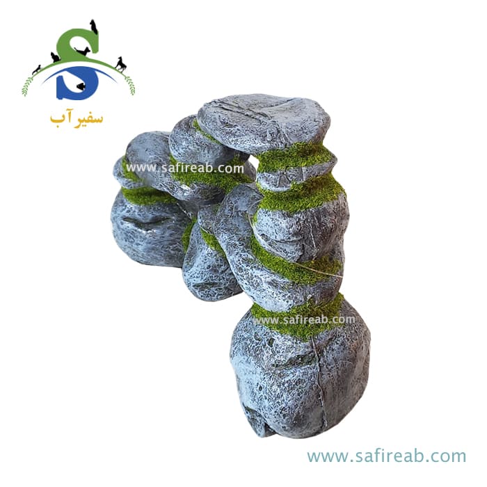 دکوری آکواریوم طرح سنگچل کد F-40 - Image 3