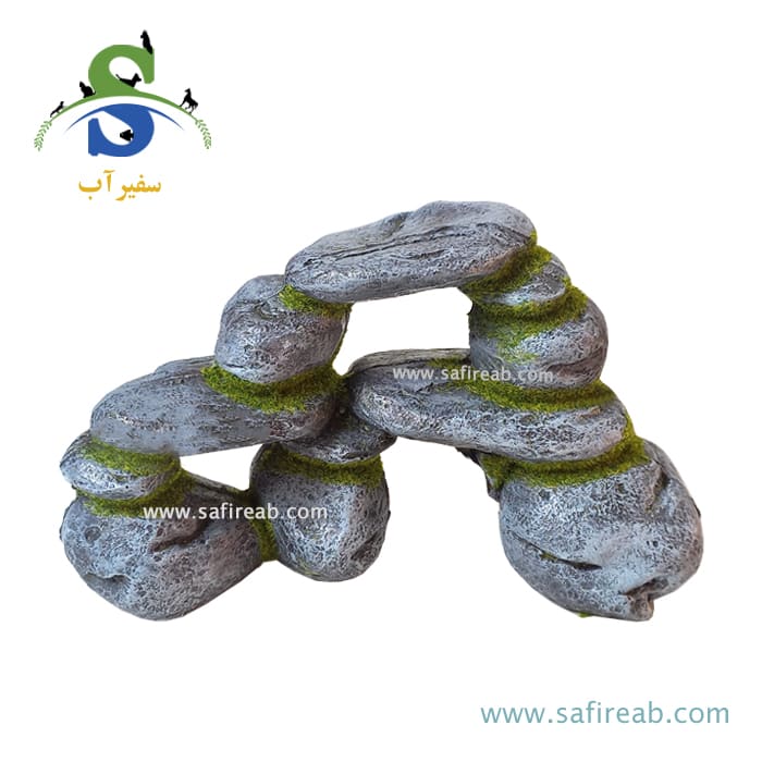 دکوری آکواریوم طرح سنگچل کد F-40