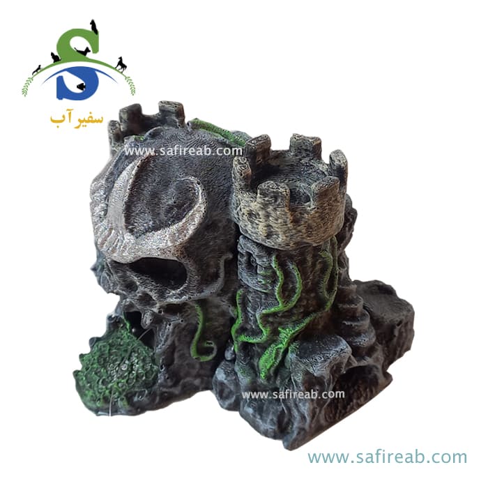 دکوری آکواریوم طرح قلعه کد F-45 - Image 3