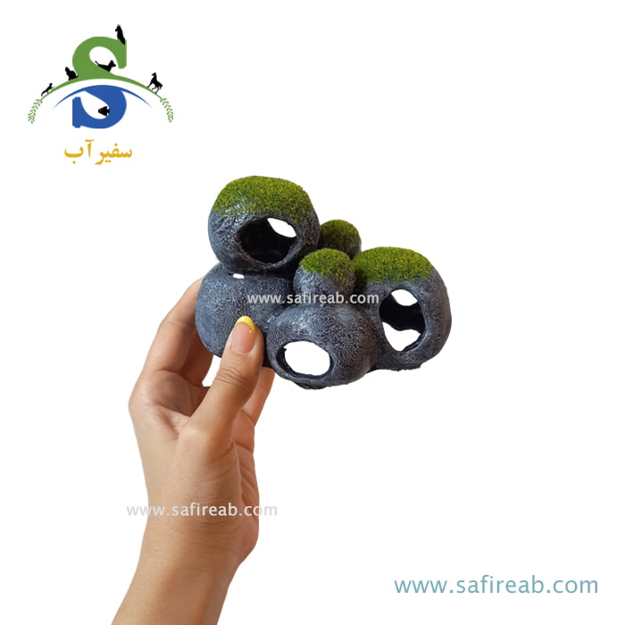 دکوری آکواریوم طرح سنگ گوپی کد F-61 - Image 2