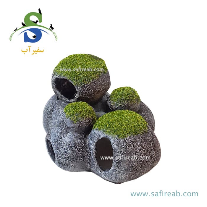 دکوری آکواریوم طرح سنگ گوپی کد F-61 - Image 3