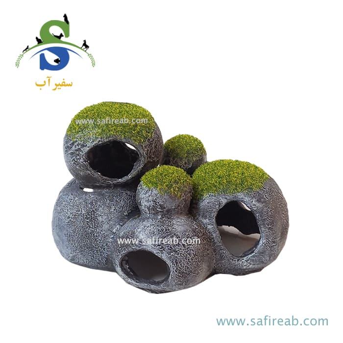دکوری آکواریوم طرح سنگ گوپی کد F-61