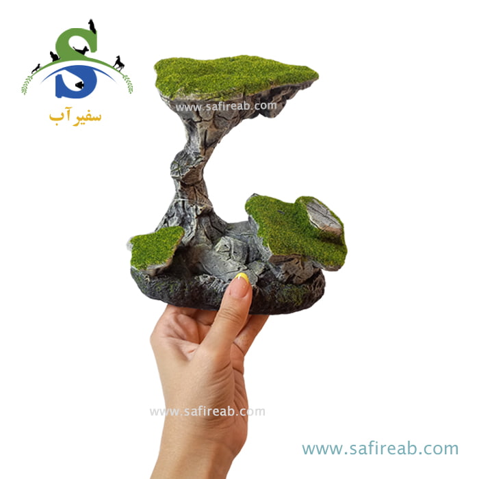 دکوری آکواریوم طرح صخره صحرایی کد F-88 - Image 2