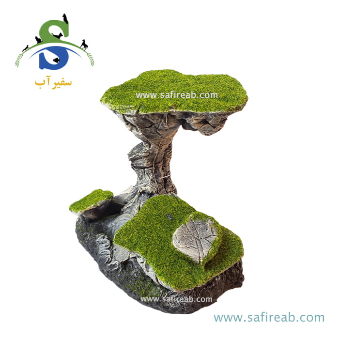 دکوری آکواریوم طرح صخره صحرایی کد F-88 - Image 3
