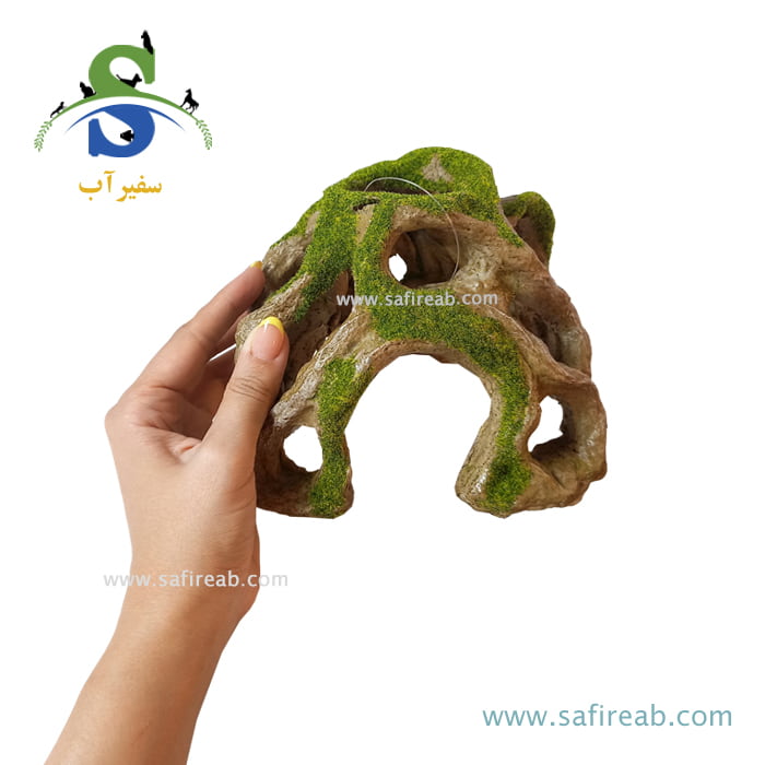 دکوری آکواریوم طرح کنده هشت کد S-12 - Image 2