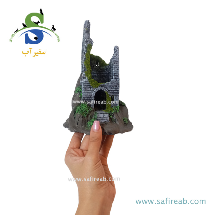 دکوری آکواریوم طرح روم شکسته کد S-16 - Image 2