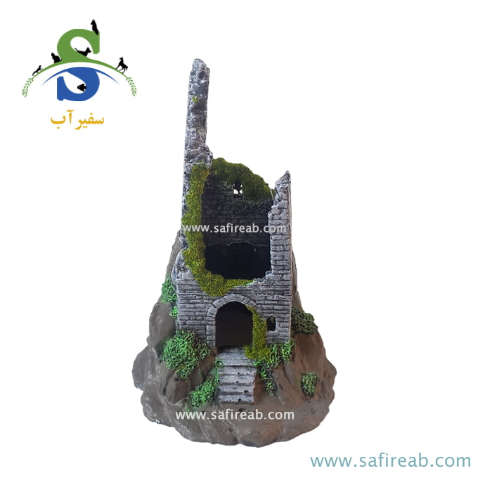 دکوری آکواریوم طرح روم شکسته کد S-16